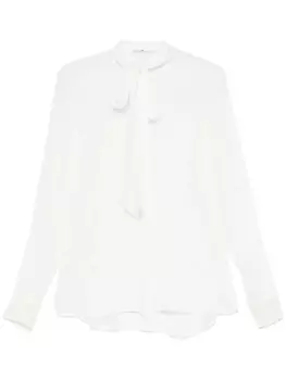 Ermanno Scervino шелковая блузка, белый