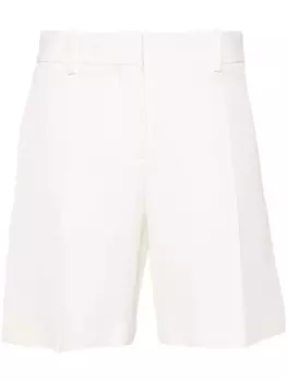 Ermanno Scervino шорты строгого кроя со складками, нейтральный цвет