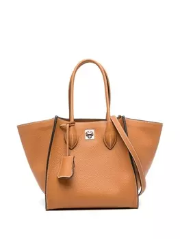Ermanno Scervino сумка Maggie из зернистой кожи, коричневый