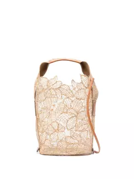 Ermanno Scervino сумка-ведро из рафии, нейтральный