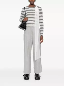 Ermanno Scervino свитер с цветочной аппликацией, белый