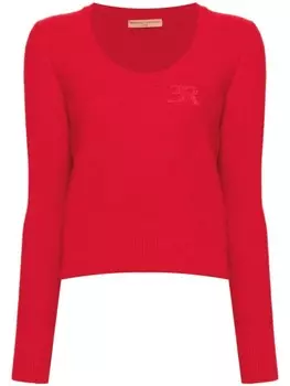 Ermanno Scervino свитер с нашивкой-логотипом