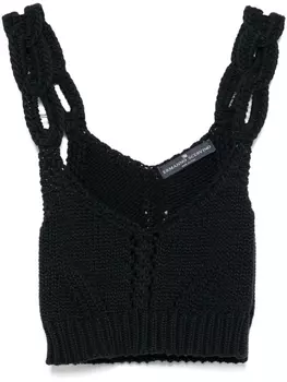 Ermanno Scervino топ без рукавов, черный