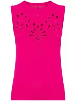 Ermanno Scervino топ с вырезом, розовый