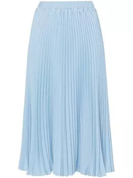 Ermanno Scervino юбка-плиссировка с эластичной талией, синий