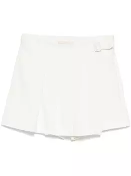 Ermanno Scervino юбка-шорты со складками, белый