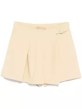 Ermanno Scervino юбка-шорты со складками, нейтральный