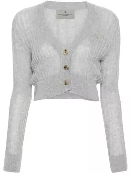 Ermanno Scervino укороченный кардиган, серый