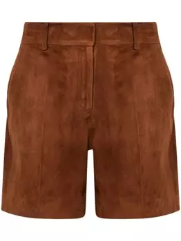 Ermanno Scervino замшевые шорты-бермуды, коричневый