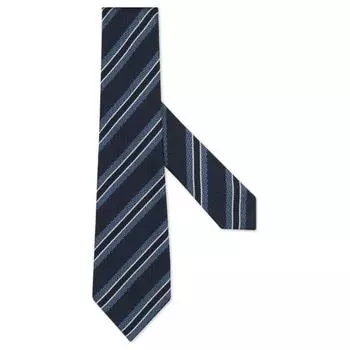 Ermenegildo Zegna Мужской шелковый галстук Zegna Mulberry, темно-синий