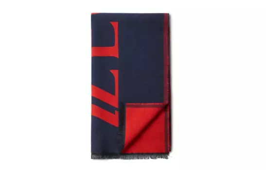 Ermenegildo Zegna Шарфы Zegna Knit унисекс красного/синего цвета