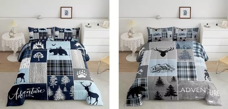 Erosebridal, 4 предмета, 2 одеяла Bear Dear с 2 наволочками, двойной размер