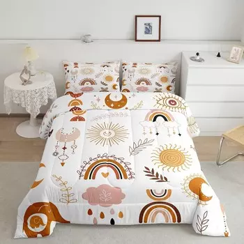 Erosebridal комплект кроватей Twin Size из 4 предметов для девочек (1 одеяло, 1 простыня, 2 наволочки)