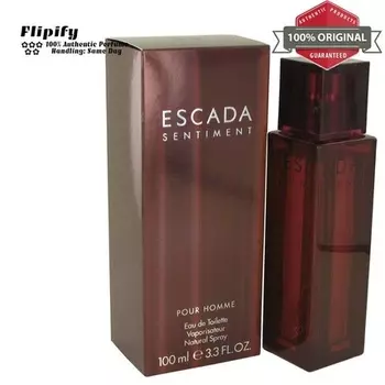 Escada Sentiment Cologne 3.4oz EDT Spray for Men