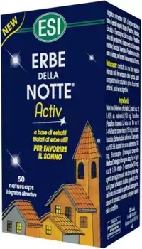 Esi Erbe della Notte Activ 50 капсул Натуральная добавка для улучшения сна