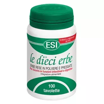 Esi Le Dieci Erbe 100 таблеток для пищеварения