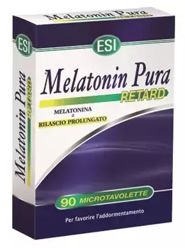 Esi Melatonin Pura Retard 90 таблеток Добавка с градуированным высвобождением