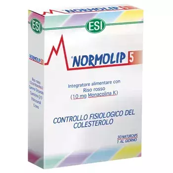 Esi Normolip 5 30 капсул Холестериновая добавка