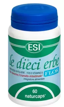 Esi The Ten Herbs Flor 60 натуральных капсул для кишечного транзита