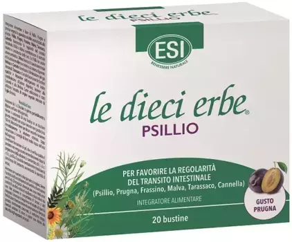 Esi The Ten Herbs Psyllium 20 пакетиков для нормализации работы кишечника