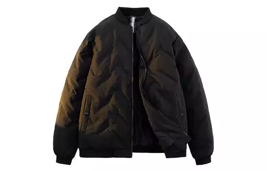 Eslite Cenpin свободный и универсальный утолщенный теплый кардиган из хлопка для вечеринок в американском уличном стиле, воротник-стойка, куртка для мужчин и женщин, цвет Brick blue