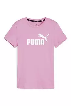 Ess+ хлопковая футболка Puma, розовый
