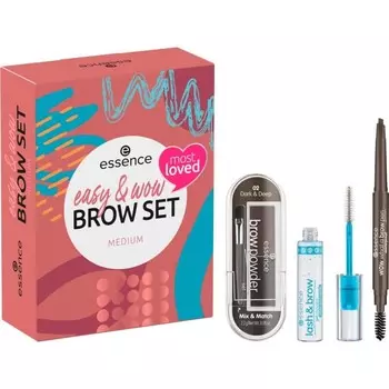 Essence, Easy & Wow, набор косметики, средний, 3 шт