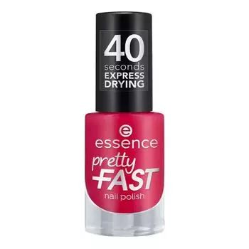 Essence Лак для ногтей Pretty Fast 5 мл. 04 Вишня в бегах, Cherry On The Run