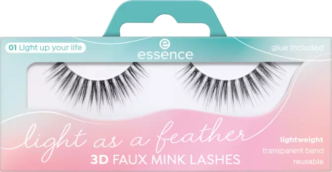Essence Light накладные ресницы, 1 упаковка