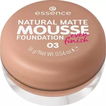 Essence Natural Matte Mousse Foundation 15g 03 Нейтральный мед