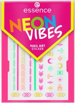 Essence Neon наклейки для ногтей, 49 шт/1 упаковка