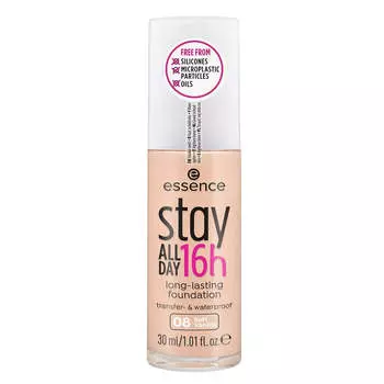 Essence Stay All Day 16H Стойкая тональная основа 08 Мягкая ваниль 30 мл