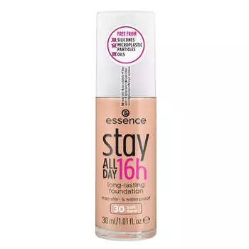 Essence Стойкая тональная основа Stay All Day 16H 30 Soft Sand 30 мл