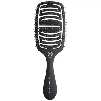 Essential Care Flex густая щетина для волос матовый черный цвет Olivia Garden