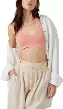Essential Холтер с U-образным вырезом Free People, цвет Canyon Clay