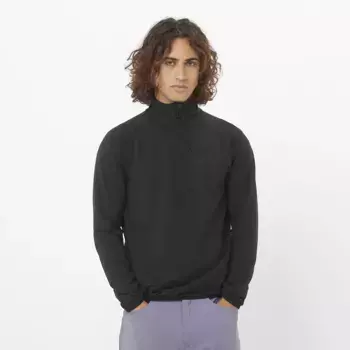 ESSENTIAL LIGHTWARM Мужская накидка на молнии Salomon, чёрный