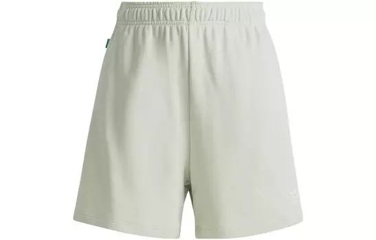 ESSENTIALS Повседневные шорты женские льняные зеленые Adidas Originals