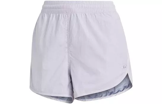 ESSENTIALS Повседневные шорты женские светло-фиолетовые Adidas Originals