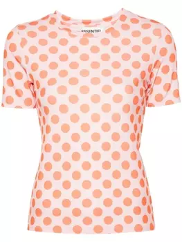 Essentiel Antwerp футболка Fioco в горох, розовый