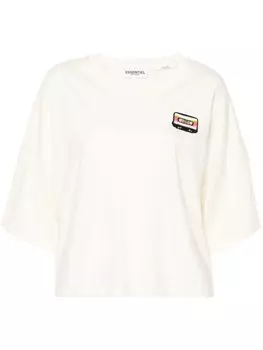 Essentiel Antwerp футболка с надписью «Глицин», нейтральный цвет