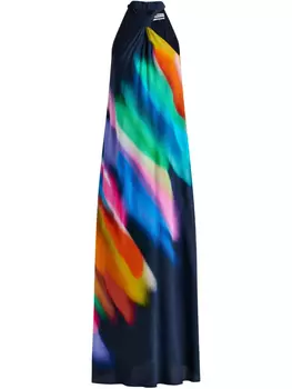 Essentiel Antwerp платье макси Halinki, синий