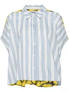 Essentiel Antwerp рубашка Fava со вставками, синий