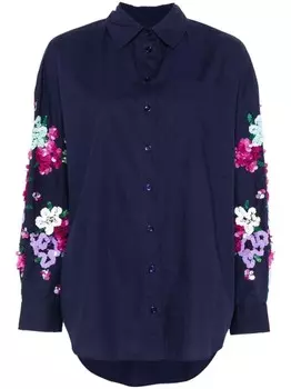 Essentiel Antwerp рубашка Gristle, синий