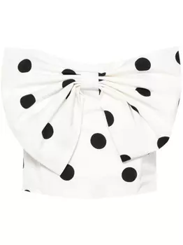 Essentiel Antwerp топ в горох, белый