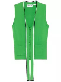 Essentiel Antwerp трикотажный топ, зеленый