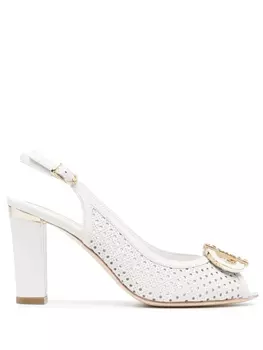 Essere туфли с открытым носком, белый