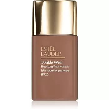 Este Lauder Double Wear Sheer Long-Wear Makeup SPF 20 легкая матирующая основа SPF 20 оттенок 7N1 Deep Amber 30 мл Inna Marka