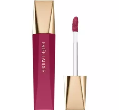 Este Lauder Pure Color Whipped Matte Lip Color, светлая матовая жидкая губная помада, оттенок 925 Social Whirl, 9 мл