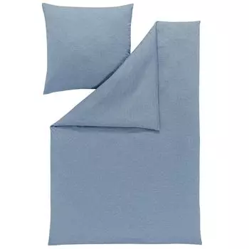 Estella Atelier - Комплект постельного белья из джерси интерлок Mako TAKOMA цвет голубь размер 155х200+80х80 см