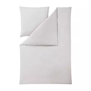 Estella Atelier - Постельное белье Mako интерлок трикотаж Takoma цвет серебро размер 155х200+80х80